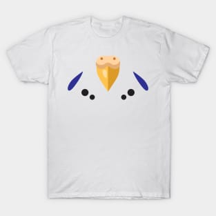 White Parakeet Beak (Female) T-Shirt